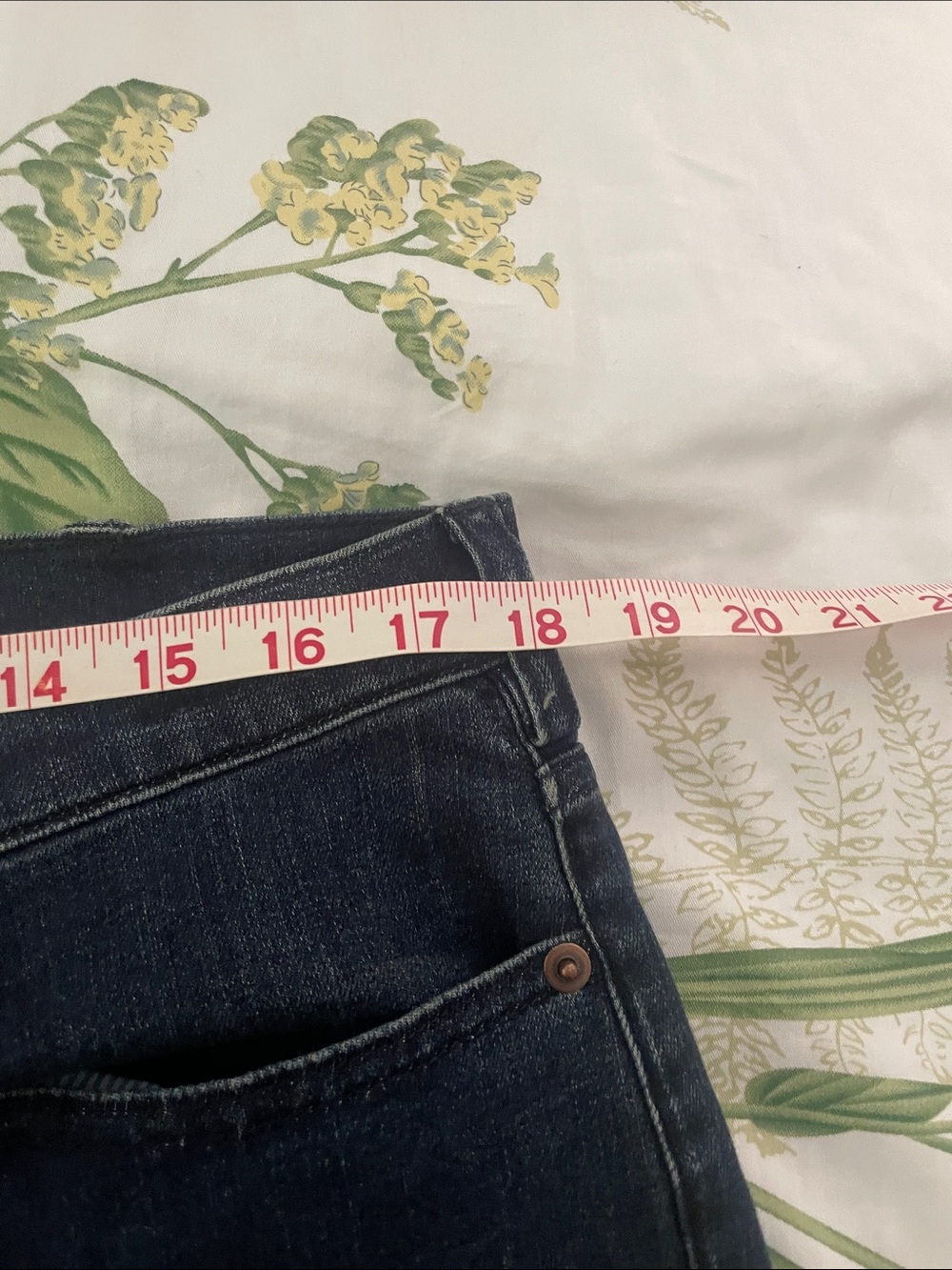 Duluth Trading Co Dark Blue Straight-Leg Women's Jeans - Picture 3 of 7